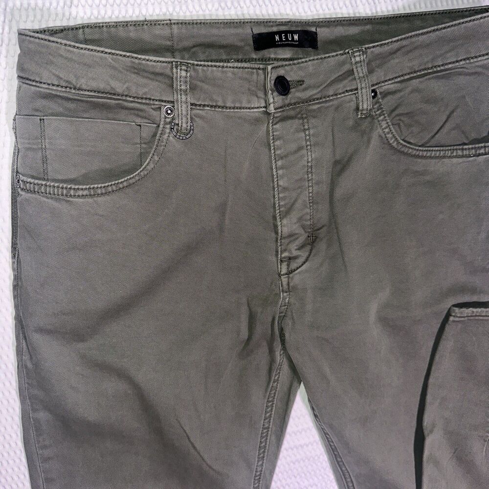 NEUW Men's green lou slim. Pants W34 x L32 jeans denim 5-Pocket
